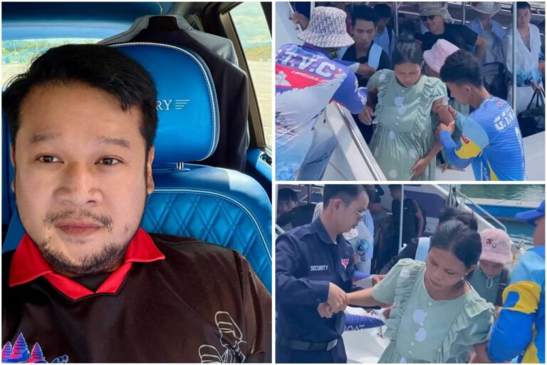 អ្នកឧកញ៉ា ទៀ វិចិត្រ បញ្ជូនអូប័រល្បឿនលឿន GTV ជួយយកស្រ្តីម្នាក់ មានផ្ទៃពោះ ពីកោះរ៉ុងមកសង្គ្រោះ នៅមន្ទីរពេទ្យបង្អែកខេត្ត