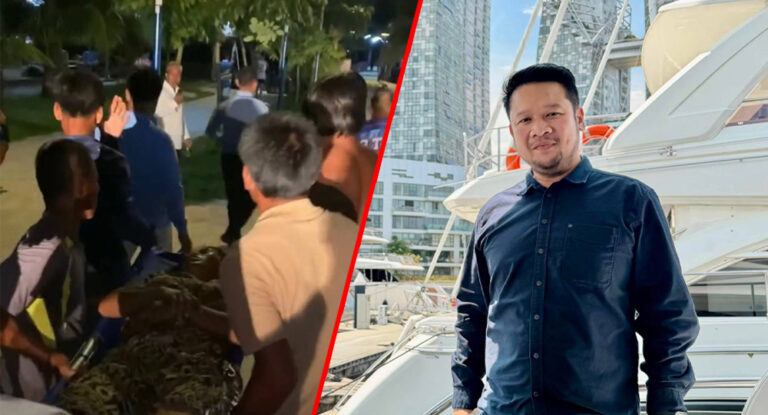 អ្នកឧកញ៉ា ទៀ វិចិត្រ បញ្ជូនអូប័រល្បឿនលឿនទៅកោះរ៉ុងទាំងយប់ ដើម្បីជួយសង្គ្រោះបុរសនិងស្ត្រី២នាក់ ដែលជួបគ្រោះថ្នាក់ចរាចរណ៍ បញ្ជូនមកមន្ទីរពេទ្យបង្អែកខេត្ត